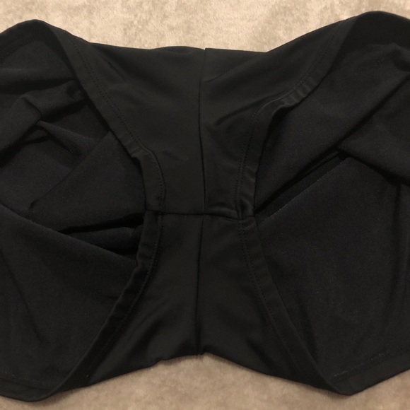 Black Tropical Escape Swim Boyshort, Size 18 - Picture 4 of 12